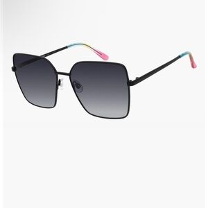 Kurt Geiger sunglasses- square frame rainbow detail, brand new